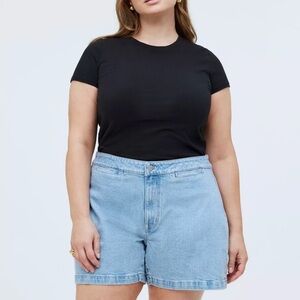 Madewell The Denim Emmett Welt Pocket Edition Shorts In Kiernan Wash Size 31